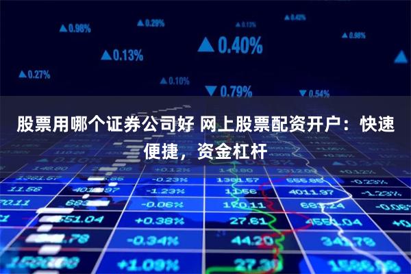 股票用哪个证券公司好 网上股票配资开户：快速便捷，资金杠杆